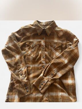 Patagonia Brown Plaid Button-Up Shirt